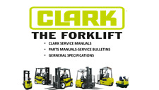 Manuais de serviço CLARK FORKLIFT - Manuais de peças na unidade flash USB. comprar usado  Enviando para Brazil