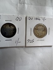 Victoria silver shillings for sale  ELLESMERE PORT