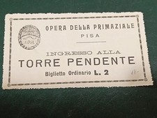 Biglietto torre pendente usato  Arezzo
