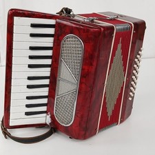 Accordion red keys for sale  WARRINGTON
