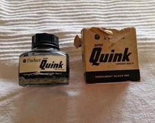 Parker quink black for sale  BOREHAMWOOD