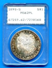 1890 pcgs ms62pl for sale  Northfield