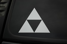 Adesivo de vinil Zelda Triforce (V282) Nintendo Wii escolha a cor e o tamanho!! comprar usado  Enviando para Brazil