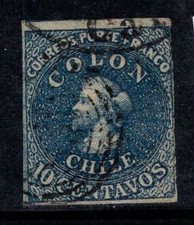 Cile 1853 michel usato  Bitonto