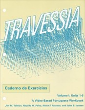 TRAVESSIA: A VIDEO-BASED PORTUGUESE TEXTBOOK CADERNO DE By Jon M. Tolman *VG+* comprar usado  Enviando para Brazil