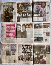 Oasis live newspaper for sale  SWADLINCOTE