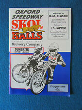 Oxford speedway programme for sale  DAWLISH