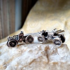 Boutons manchette argent d'occasion  Le Luc