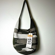 Bolsa Hobo THE SAK Mão Crochê NOVA Camuflagem Ombro Numerada Rara Ltd comprar usado Bolsa Hobo THE SAK Mão Crochê NOVA Camuflagem Ombro Numerada Rara Ltd comprar usado  Enviando para Brazil