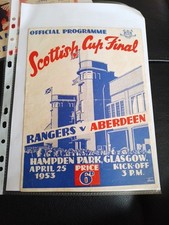 1952 rangers aberdeen for sale  DUNBAR