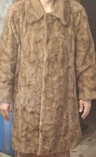 Cappotto pelliccia marrone usato  Italia