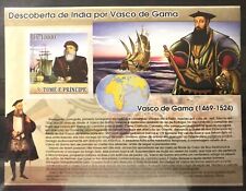 São Tomé - Vasco da Gama - selos S/S imperfeitos.  MNH** - CB2  comprar usado  Enviando para Brazil