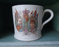 Antique coronation commemorati for sale  BARMOUTH