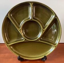 Green divided fondue for sale  HAWICK
