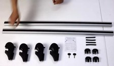 CARRYTEC RACK DE TETO COM TRAVA BARRAS TRANSVERSAIS PORTA-BAGAGENS OMAC CARRYTEC - PRETO comprar usado  Enviando para Brazil