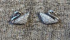 Brincos de cristal tom prata cisne SWAROVSKI comprar usado  Enviando para Brazil