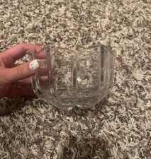Hexagon glass bowl for sale  Angwin