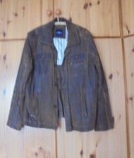 Braune herrenlederjacke größ gebraucht kaufen  Dresden