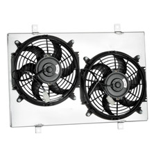 Ventilador de radiador elétrico + cobertura para 82-02 Chevrolet S10 Blazer Corvette V8 5.7L comprar usado  Enviando para Brazil