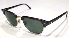 Óculos de sol Ray Ban Rb3016 W0366 Clubmaster verde tartaruga dourado 49-21 140, usado comprar usado  Enviando para Brazil