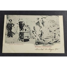 Cartolina miniera monteponi usato  Alessandria