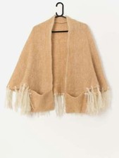 Vintage beige knitted for sale  HARLOW