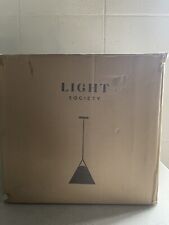 Usado, Light Society Kalix 14 pol. Pingente preto claro 1 com abajur de metal LS-C402-BK comprar usado  Enviando para Brazil