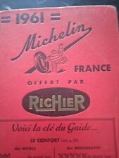 Guide michelin 1961 d'occasion  Paris XIX