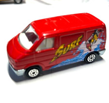 Mini van Volkswagen VW Caravelle Surf vermelha 1:64 Majorette 203, usado comprar usado  Enviando para Brazil