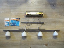 Wohnzimmerlampe halogen chrom gebraucht kaufen  Pößneck