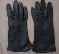 Gants noirs peau d'occasion  Perpignan-