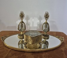 Gold filigree ormolu for sale  Hayes