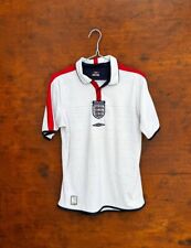 CAMISA DE FUTEBOL DA SELEÇÃO NACIONAL DA INGLATERRA 2003/2005 CASA UMBRO S ADULTO REVERSÍVEL comprar usado  Enviando para Brazil