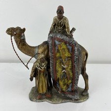 Vendedor de tapete de bronze pintado a frio Viena com camelo - Isqueiro de mesa raro -c1900s  comprar usado  Enviando para Brazil