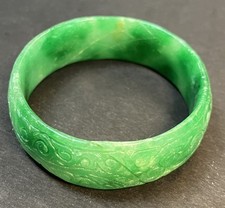 Carved green jade for sale  SAFFRON WALDEN