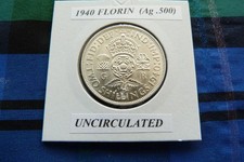 Uncirculated 1940 florin for sale  WIMBORNE