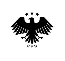 Adler neues freies Syrien hochwertiger Vinyl Aufkleber Waesserfest UV-beständig comprar usado  Enviando para Brazil