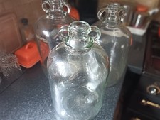 Clear demijohn glass for sale  TUNBRIDGE WELLS