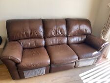 Leather sofas 2 for sale  WAKEFIELD