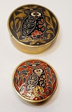 Set cloisonne owl for sale  Saint Robert