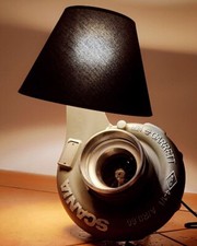 Lampa biurkowa. Garage style. Oświetlenie. Scania style. Biuro. TIR. Dom, używany na sprzedaż  PL