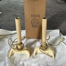 Antigo Conjunto de 2 Velas de Janela de Plástico Únicas para Feriados Testadas na Caixa Original comprar usado  Enviando para Brazil