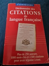 Dictionnaire citations d'occasion  Ajaccio-