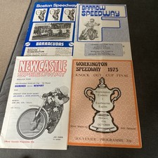 Workington speedway programmes for sale  BUDLEIGH SALTERTON