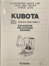 Kubota 018 ersatzteilliste gebraucht kaufen  Freital