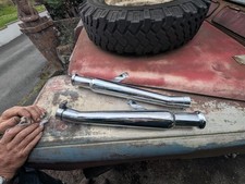 Triumph t140 exhaust for sale  SWANSEA