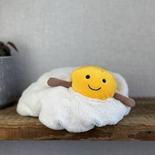 Ovo frito divertido Jellycat - Ovo aposentado brinquedo macio comida gorro pelúcia 8” (#2), usado comprar usado  Enviando para Brazil