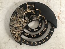 Circular wooden calendar for sale  NOTTINGHAM