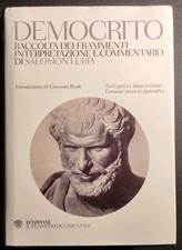 Democrito raccolta dei usato  Bologna