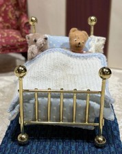 Dollhouse brass bed for sale  Barto